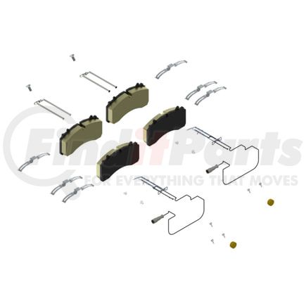 6402509212 by WABCO - Brake Pad Kit