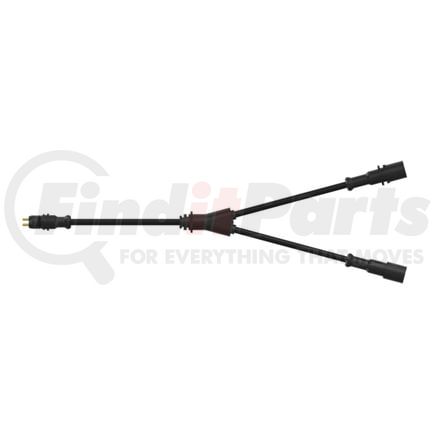 8945900750 by WABCO - Air Brake Cable - Connecting Cable, Sensor plug 2-pin, 2x Sensor socket 2-pin