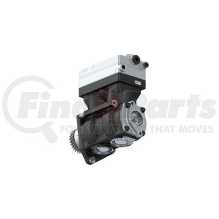 9125102000 by WABCO - Air Brake Compressor - Twin Cylinder, 636 cc, Flange Mounted, Water Cooling