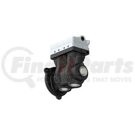 9125120290 by WABCO - Air Brake Compressor - Twin-Cylinder compressor, 636 cc, Flange Mounted