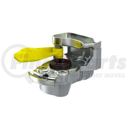 9522002220 by WABCO - Trailer Coupler - Coupling Head, Yellow, 145.0 psi Max, For Towing Vehicle