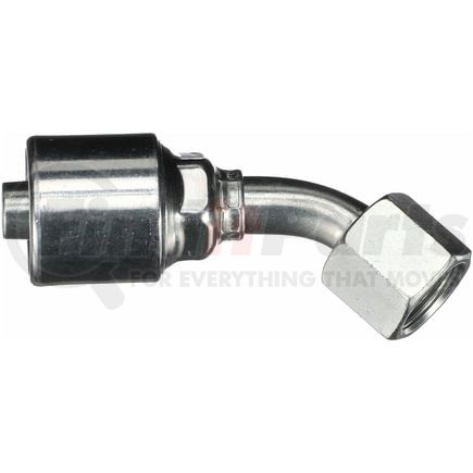 G25174-0810T by GATES - Female JIC 37 Flare Swivel - 45 Bent Tube - TuffCoat Xtreme Plating (MegaCrimp)