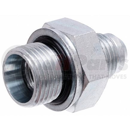 Gates G63350-0806 Hydraulic Coupling / Adapter Male DIN 24 Cone - Light Series to Male JIC 37 Flare (Metric Conversion)
