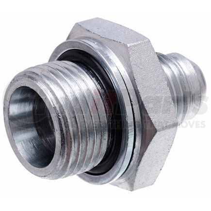 Gates G63650-0806 Hydraulic Coupling / Adapter Male DIN 24 Cone - Heavy Series to Male JIC 37 Flare (Metric Conversion)