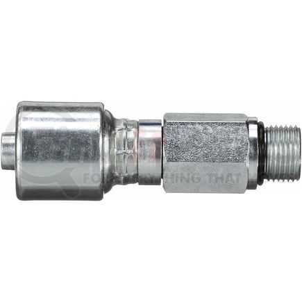 Gates G25121-0404 Hydraulic Coupling / Adapter Male O-Ring Boss Swivel (MegaCrimp)