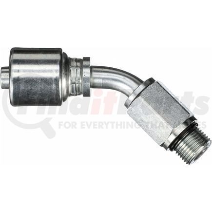 G25126-0606 by GATES - Male O-Ring Boss Swivel - 45 Bent Tube (MegaCrimp)