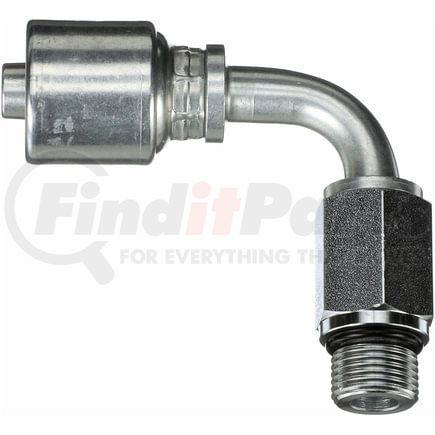 G25128-0608 by GATES - Male O-Ring Boss Swivel - 90 Bent Tube (MegaCrimp)