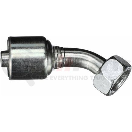 G25831-0404 by GATES - Female British Standard Parallel Pipe O-Ring Swivel - 45 Bent Tube (MegaCrimp)