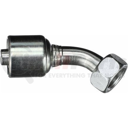 Gates G25831-1010 Hydraulic Coupling / Adapter Female British Standard Parallel Pipe O-Ring Swivel - 45 Bent Tube (MegaCrimp)