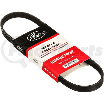 K040270SF by GATES - Stretch Fit Micro-V Serpentine Drive Belt