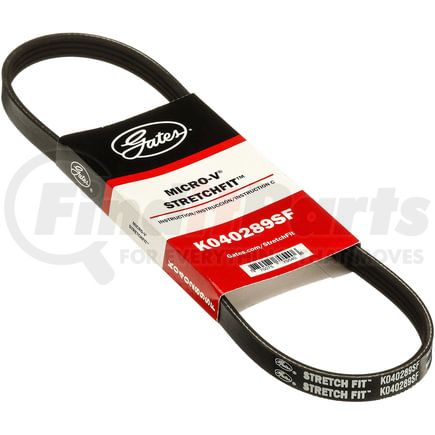 Gates K040289SF Serpentine Belt Stretch Fit Micro-V Serpentine Drive Belt