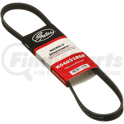 K040318SF by GATES - Stretch Fit Micro-V Serpentine Drive Belt