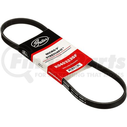 K040323SF by GATES - Stretch Fit Micro-V Serpentine Drive Belt