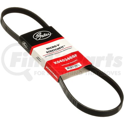 K040346SF by GATES - Stretch Fit Micro-V Serpentine Drive Belt