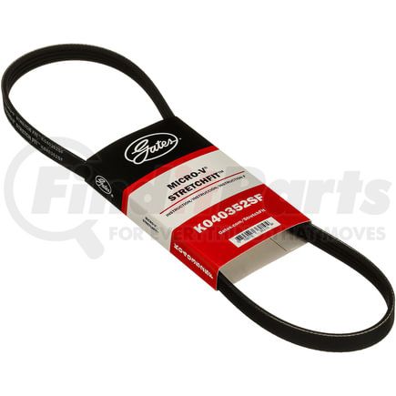 K040352SF by GATES - Serpentine Belt - Stretch Fit Micro-V Serpentine Drive Belt