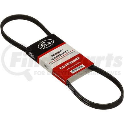 K040358SF by GATES - Stretch Fit Micro-V Serpentine Drive Belt