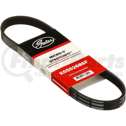 K050268SF by GATES - Stretch Fit Micro-V Serpentine Drive Belt