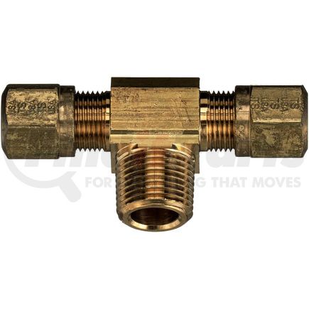 G32134-0402 by GATES - Air Brake Branch Tee to Male Pipe (Nylon Tubing Compression)