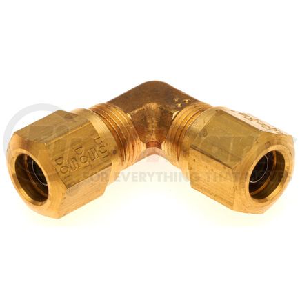 Gates G32404-0404 Hydraulic Coupling / Adapter Air Brake Union - 90 (Nylon Tubing Compression)