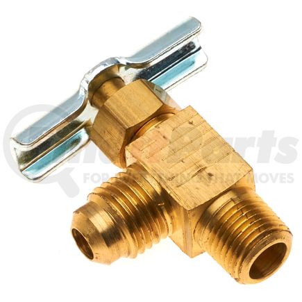 Gates G33945-0502 Hydraulic Coupling / Adapter Needle Valve 90 - Male SAE 45 Flare to Male Pipe (Valves)