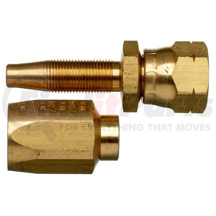 G34200-0606B by GATES - Female SAE 45 Flare Swivel - Brass (C5CXH, C5C, C5D & C5M Hose)