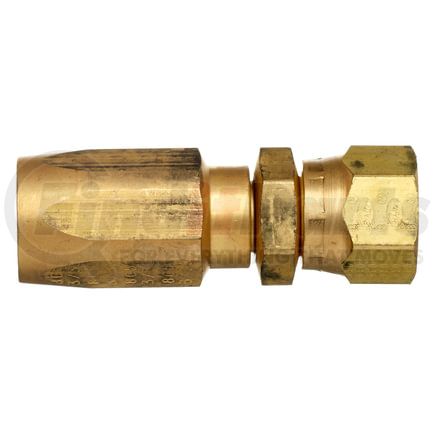 Gates G34210-0505B Hydraulic Coupling / Adapter Dual Seat Female JIC 37/SAE 45 Flare Swivel - Brass (C5CXH, C5C, C5D & C5M