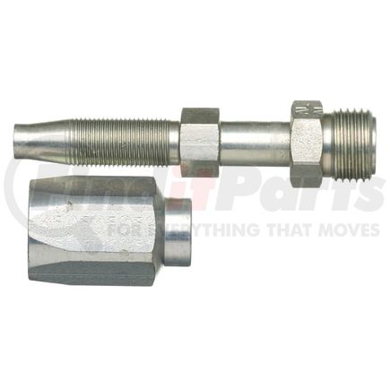 Gates G34500-0505 Hydraulic Coupling / Adapter Male SAE 45 Flare Inverted Swivel - Steel (C5CXH, C5C, C5D & C5M Hose)