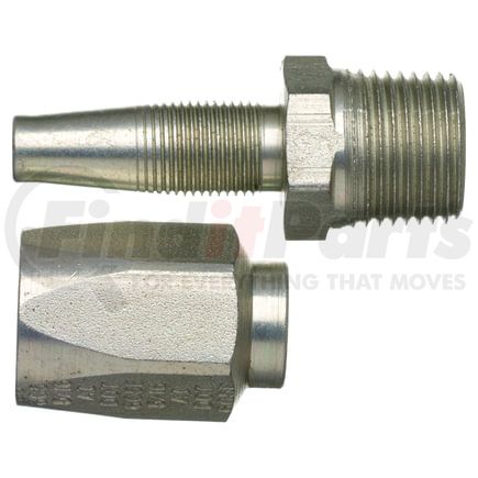 Gates G35100-0604 Hydraulic Coupling / Adapter Male Pipe (NPTF - 30 Cone Seat) - Steel (C5E Hose)