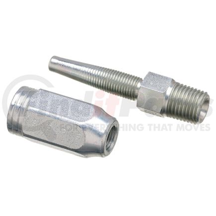 G28100-0806 by GATES - Male Pipe (NPTF - 30 Cone Seat) (Type T for G2 Hose - 2 Wire)