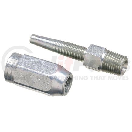 Gates G28100-2020 Hydraulic Coupling / Adapter Male Pipe (NPTF - 30 Cone Seat) (Type T for G2 Hose - 2 Wire)