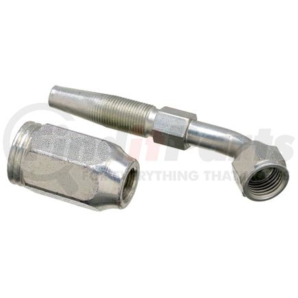 G28175-1212 by GATES - Female JIC 37 Flare Swivel - 45 Bent Tube (Type T for G2 Hose - 2 Wire)