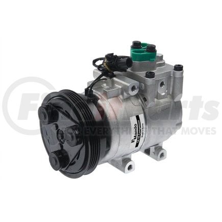 10A1005 by MANDO - New OE AC Compressor w/ Clutch & Pre-filled Oil, Direct Replacement