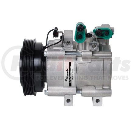 10A1028 by MANDO - New OE AC Compressor w/ Clutch & Pre-filled Oil, Direct Replacement