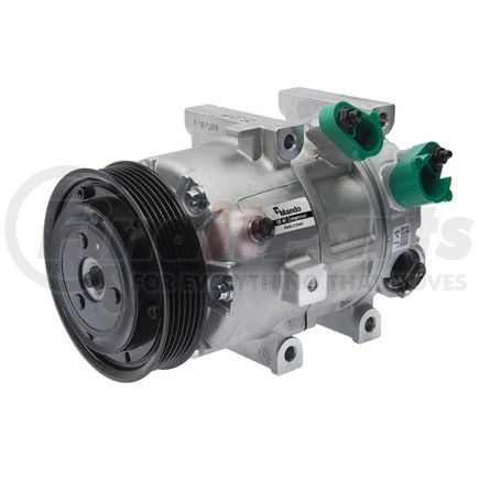 10A1087 by MANDO - New OE AC Compressor w/ Clutch & Pre-filled Oil, Direct Replacement