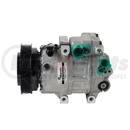 10A1090 by MANDO - New OE AC Compressor w/ Clutch & Pre-filled Oil, Direct Replacement