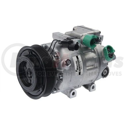 10A1096 by MANDO - New OE AC Compressor w/ Clutch & Pre-filled Oil, Direct Replacement