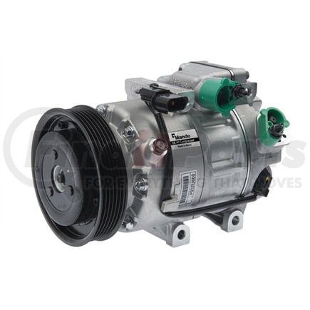 10A1100 by MANDO - New OE AC Compressor w/ Clutch & Pre-filled Oil, Direct Replacement