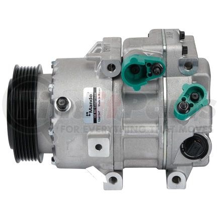 10A1547 by MANDO - New OE AC Compressor w/ Clutch & Pre-filled Oil, Direct Replacement