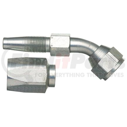 G35175-0606 by GATES - Female JIC 37 Flare Swivel - 45 Bent Tube - Steel (C5E Hose)