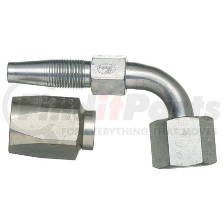 G35205-1212 by GATES - Female SAE 45 Flare Swivel - 90 Bent Tube - Steel (C5E Hose)