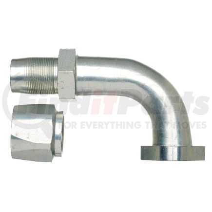 Gates G35342-2020 Hydraulic Coupling / Adapter Special Flange - 90 - Engine Oil Connection (Code 61-2 bolt) - Steel (C5E