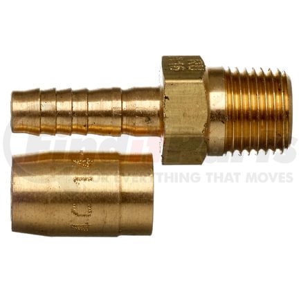 G40100-0606B by GATES - Male Pipe (NPTF - 30 Cone Seat) - Brass (C14)