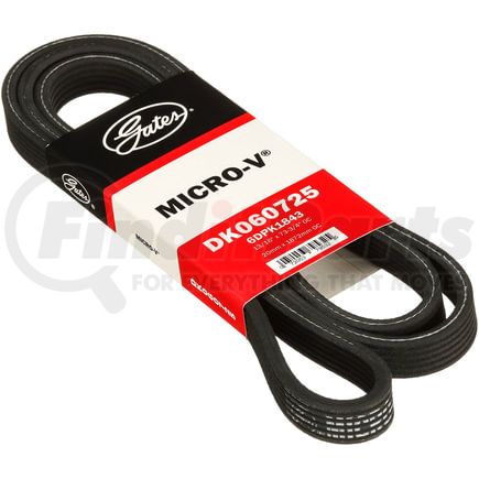 DK060725 by GATES - Micro-V Dual-Sided Serpentine Drive Belt