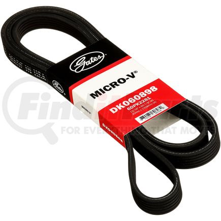 DK060898 by GATES - Micro-V Dual-Sided Serpentine Drive Belt