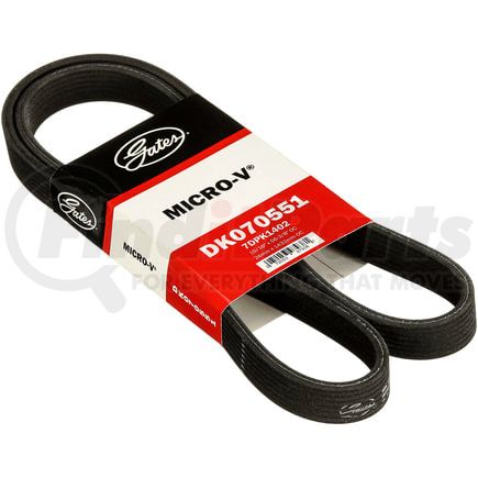 DK070551 by GATES - Micro-V Dual-Sided Serpentine Drive Belt