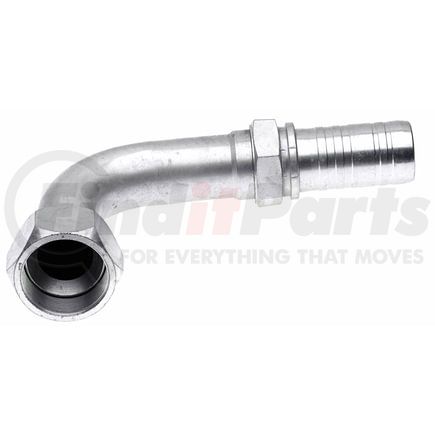 G17213-1010 by GATES - Dual Seat Female JIC 37/SAE 45 Flare Swivel - 90 Bent Tube