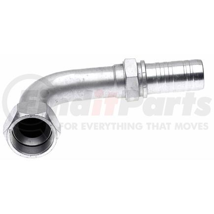 G17213-0808 by GATES - Dual Seat Female JIC 37/SAE 45 Flare Swivel - 90 Bent Tube