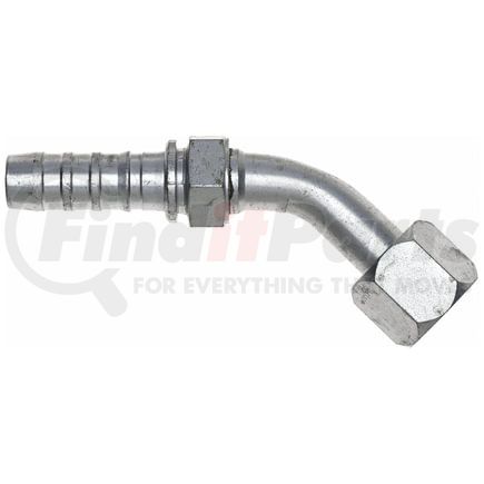 Gates G20145-1616 Hydraulic Coupling / Adapter Female MegaSeal Swivel - 45 Bent Tube (GlobalSpiral)