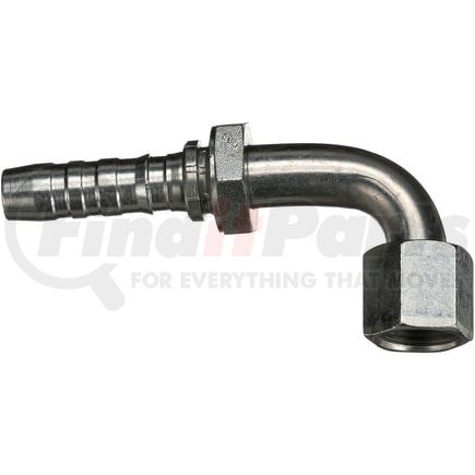 Gates G20179-2020X Hydraulic Coupling / Adapter Female JIC 37 Flare Swivel - 90 Bent Tube (GlobalSpiral)