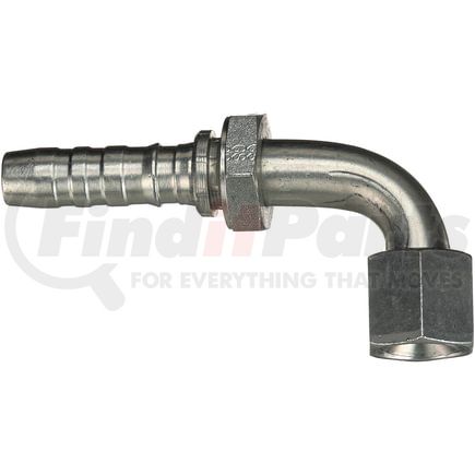 Gates G20182-0808 Hydraulic Coupling / Adapter Female JIC 37 Flare Swivel - 90 Bent Tube (GlobalSpiral)